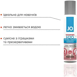 Зігрівальна змазка на водній основі System JO H2O Warming (30 мл) - мініатюра 3