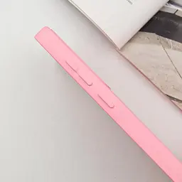 Чохол Silicone Cover Lakshmi Full Camera (AA) with MagFit для Samsung Galaxy S21 FE Рожевий / Light pink - мініатюра 4