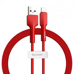 Кабель Baseus Silica Gel Cable USB to Lightning 2A 1m CALGJ-09 Red
