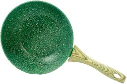 Сковорода-вок Malachite з антипригарним покриттям EcoStone Fissman Ø28х8 см kuh0007324 - мініатюра 5
