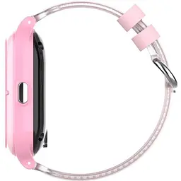 Дитячі розумні смарт-годинник Wonlex KT23 з камерою WI-FI GPS SIM-карта відеодзвінок Pink (17769) - мініатюра 6