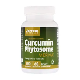 Антиоксидант Jarrow Formulas Фитосомы Куркумина 500 мг, Curcumin Phytosome Meriva, 60 ге (JRW-14086)