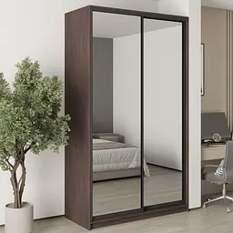 Шафа-купе дводверна MebelStar Стандарт BG 2 Дзеркала 140x45x240 см Дуб рістрето (MBS-10322)