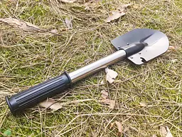 Похідний туристичний автомобільний набір 4 в 1 (лопата, сокира, пила, ніж) у чохлі, WorkPro Черная 86418 - мініатюра 8