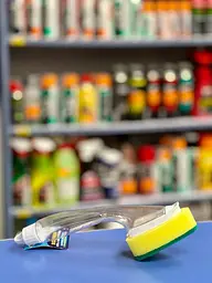 SMART CLEAN Щітка для миття посуду з тримачем для губки та дозатором рідини
