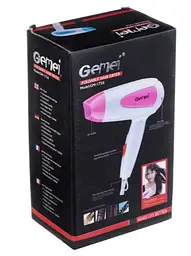 Фен компактний складаний GEMEI GM-1756 1200 Вт - мініатюра 5