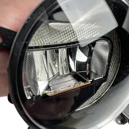 Протитуманні LED Фари круглі D90 мм / Лінза з ДХО / 12V / 22W / 6000K-COB / 2 шт. - мініатюра 4