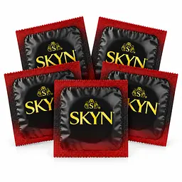 Презервативи SKYN Intense Feel 5 шт — безлатексні з точковою текстурою, максимум відчуттів поштучно