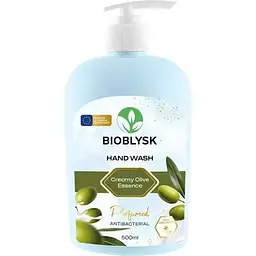 Крем-мило рідке BIOBLYSK 500мл парфумоване антибактеріальне “Creamy Olive Essence”