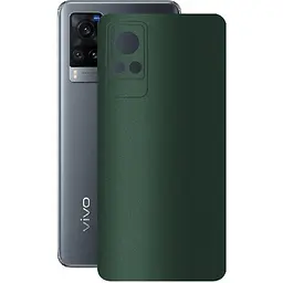 Захисна плівка StatusSKIN для Vivo X60 5G Корпус Вініл Зелена матова