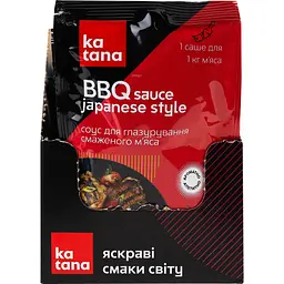 Соус Katana BBQ Japanese Style для глазурування смаженого м'яса 120 г - мініатюра 3