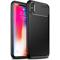 Чохол-накладка Toto TPU Carbon Fiber 1.5 mm Case Apple iPhone X/XS Black - мініатюра 2