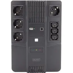 Лінійно-інтерактивний ДБЖ Digitus All-in-One 600VA/360W LED (DN-170110) - мініатюра 2