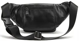 Сумка на пояс з натуральної шкіриTiding Bag Чорний