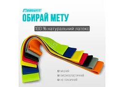 Гумки для фітнесу EasyFit набір 7 шт (EF-1814) - мініатюра 3