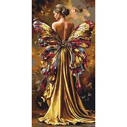 Картина за номерами Тінь метелика LW5201, 40х80 см