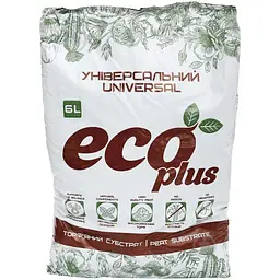 Торф'яний субстрат Eco Plus Універсальний 6 л (14187)
