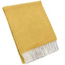Плед VLADI 140х200см "MIAMI" 01S/ALICE білий-жовт