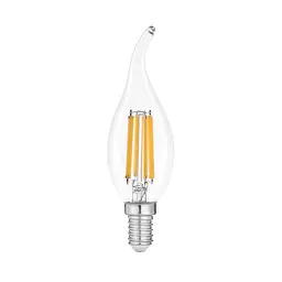 Лампа LED FILAMENT С37 6W E14 4000K на вітру VIOLUX ( 833084 )