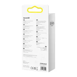 Дата кабель USB 2.0 AM to Lightning 1.0m 2.4A orange Baseus (CALD000407) - мініатюра 6