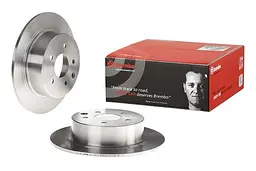 Диск гальмівний невентильований Nissan Juke I, Altima V, Qashqai I 01-25р Brembo (08.A715.10) - мініатюра 2