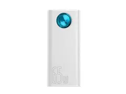 Зовнішній акумулятор (Power Bank) BASEUS Amblight Digital Display Quick Charge 65W 30000mAh White (PPLG-A02)