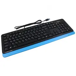Клавіатура A4Tech Fstyler FK10 (Black/Blue) UA [43225] - мініатюра 3