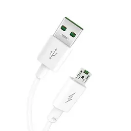 Кабель XO NB119 5A super fast charging USB cable Micro білий