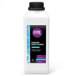 Рідкий коагулянт POOLMAN AQUAFLOCK L, 1 л для очищення та освітлення води
