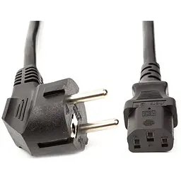 Кабель живлення PowerPlant CEE7/17-C13, Cu 3x1.5мм2, 5 м