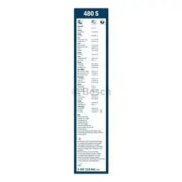 Щітка склоочисника Bosch 3 397 118 541 - мініатюра 2