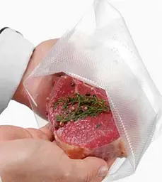 Вакуумні гофровані пакети в рулонах для вакуумних пакувальників рукав 20 × 500 см HSM-51344 - мініатюра 3