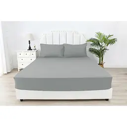 Простирадло на гумці Soho Light Gray 180 х 200 см (03-BT-1322-Light Gray) - мініатюра 2