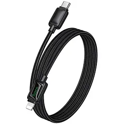 Дата кабель Hoco U146 Mundo Type-C to Lightning 30W (1.2m) Black - мініатюра 6