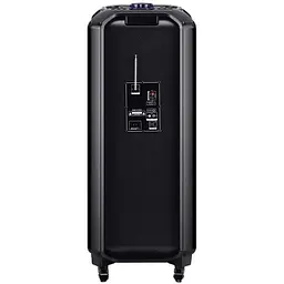Акумуляторна акустична система XPRO HS-TD1010 колонка валіза 300Вт USB SD FM радіо Bluetooth 2 радіомікрофони ДУ (MER-15696) - мініатюра 4