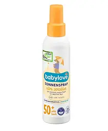 Сонцезахисний спрей для дітей Babylove SPF 50+ – захист чутливої ​​шкіри малюка від перших променів сонця 75 мл