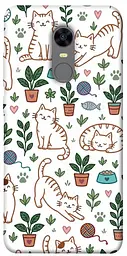 TPU чохол Demsky Cats pattern для Xiaomi Redmi 5 Plus / Redmi Note 5 (Single Camera)