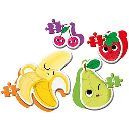 Пазл 4 в 1 Clementoni My First Puzzles Fruits (20815) - мініатюра 2