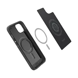 Чехол Spigen Core Armor MagSafe для iPhone 15 Plus Matte Black (ACS06455) + защитное стекло - мініатюра 5