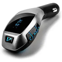 Автомобільний ФМ блютуз модулятор для автомагнітоли в машину Х5 Usb Fm трансмітер для автомобіля - мініатюра 2