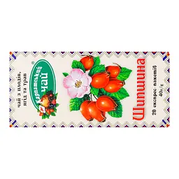 Чай Карпатський Чай Шипшина 40 г (20 шт. x 2 г) - мініатюра 2