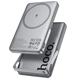 Портативне зарядне - магнітний павер банк Hoco Q36 Sunlight magnetic suction + holder PD 20W 5000 mAh