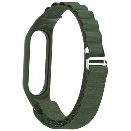 Ремінець до фітнес браслета Armorstandart AlpinaStyle Band для Xiaomi Mi Band 7/6/5/4 Green (ARM64988) - мініатюра 2