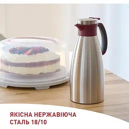 Термоглечик Tefal Soft Grip 1.5 л бордовий (K3042214) - мініатюра 6