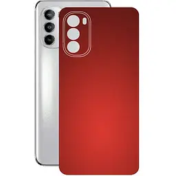 Защитная пленка StatusSKIN для Motorola Moto G71s Корпус Винил красная матовая