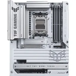 Материнська плата ASUS TUF GAMING B850-BTF WIFI WHITE (TUF GAMING B850-BTF WIFI W) (Socket AM5, AMD B850, ATX)