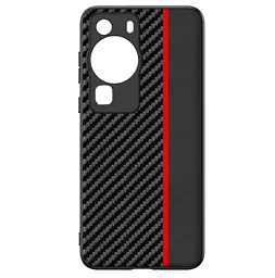 Чохол накладка Primolux CFC для Huawei P60 Pro Black&Red - мініатюра 3