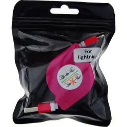 Кабель Toto TKX-67 Flat USB cable Lightning 1m Lilac - мініатюра 2