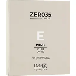 Ампули для волосся Emmebi Italia Zer035 Phase E Pro Hair New Elisir Divine 12 шт. х 4 мл