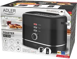 Тостер Adler AD 3224B Black - мініатюра 10